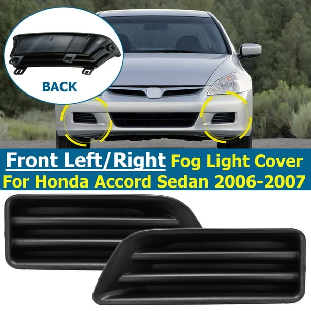 For Honda Accord 2016 2017 Pair Left Right Side Front Fog Light Lamp Cover Bezel 